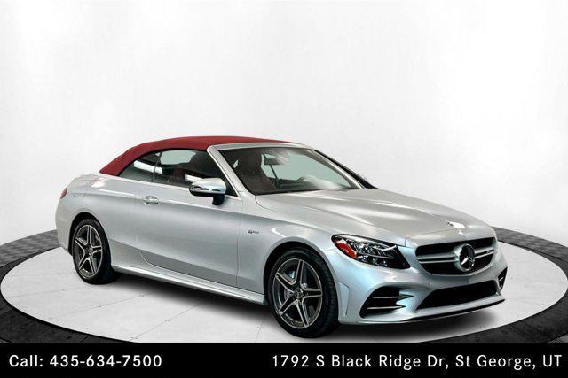 used 2021 Mercedes-Benz AMG C 43 car, priced at $47,000