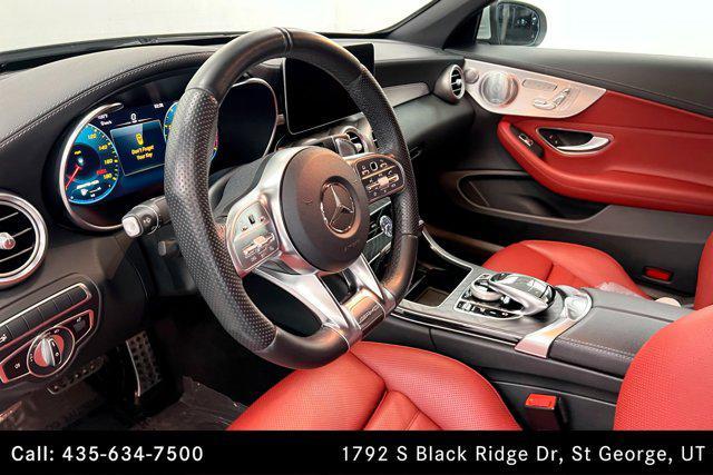 used 2021 Mercedes-Benz AMG C 43 car, priced at $47,000