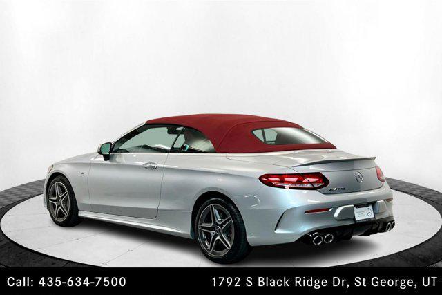 used 2021 Mercedes-Benz AMG C 43 car, priced at $47,000