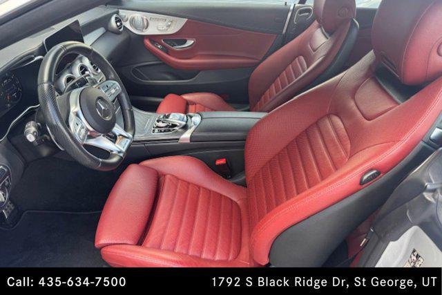 used 2021 Mercedes-Benz AMG C 43 car, priced at $49,995