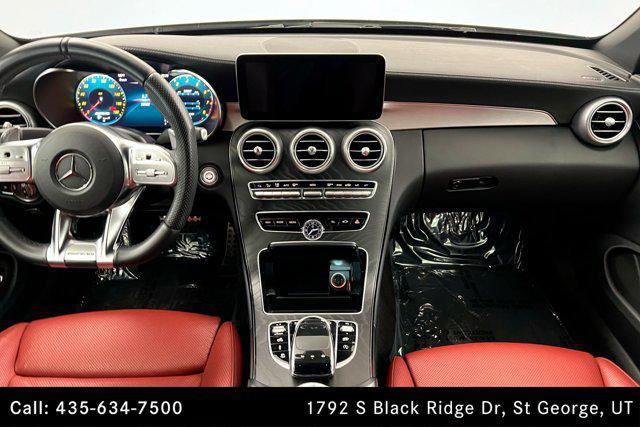 used 2021 Mercedes-Benz AMG C 43 car, priced at $47,000