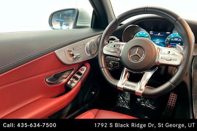used 2021 Mercedes-Benz AMG C 43 car, priced at $47,000
