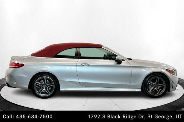 used 2021 Mercedes-Benz AMG C 43 car, priced at $47,000