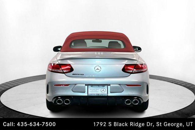 used 2021 Mercedes-Benz AMG C 43 car, priced at $47,000