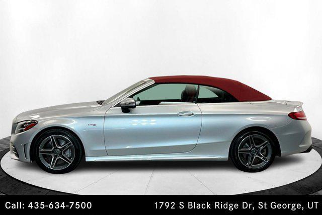 used 2021 Mercedes-Benz AMG C 43 car, priced at $47,000