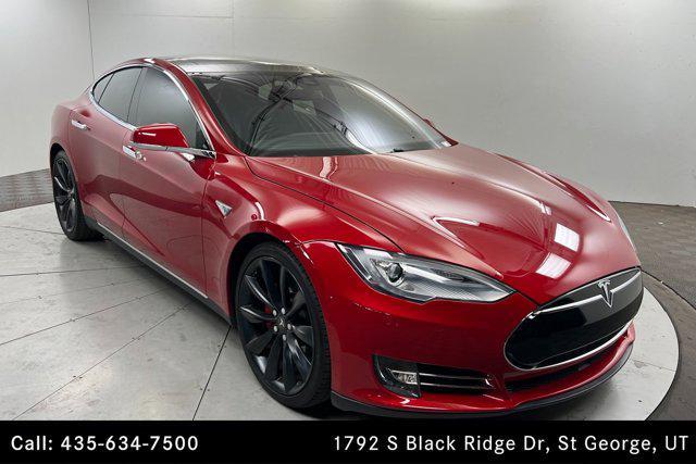 used 2015 Tesla Model S car, priced at $24,000