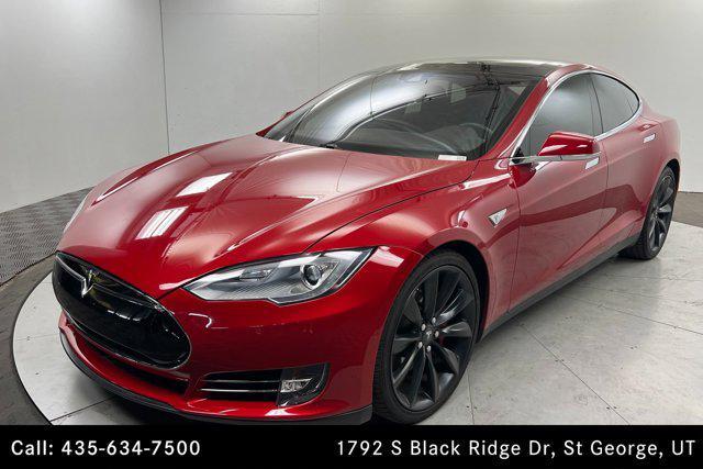 used 2015 Tesla Model S car, priced at $24,000