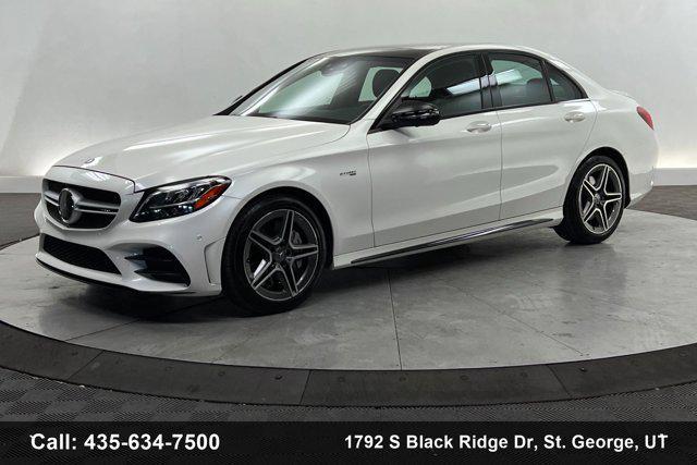 used 2020 Mercedes-Benz AMG C 43 car, priced at $47,000