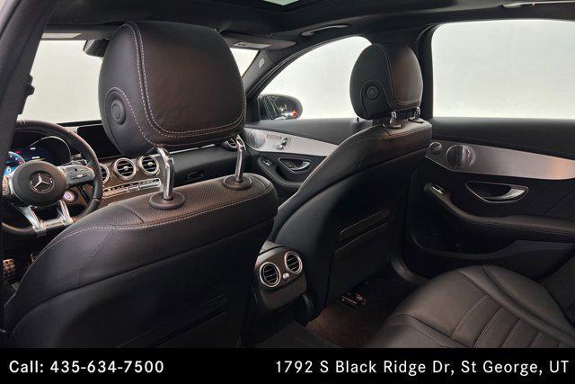 used 2020 Mercedes-Benz AMG C 43 car, priced at $44,500