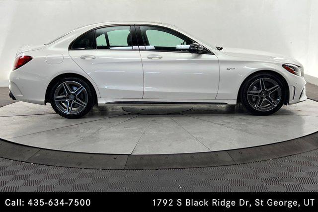 used 2020 Mercedes-Benz AMG C 43 car, priced at $44,500