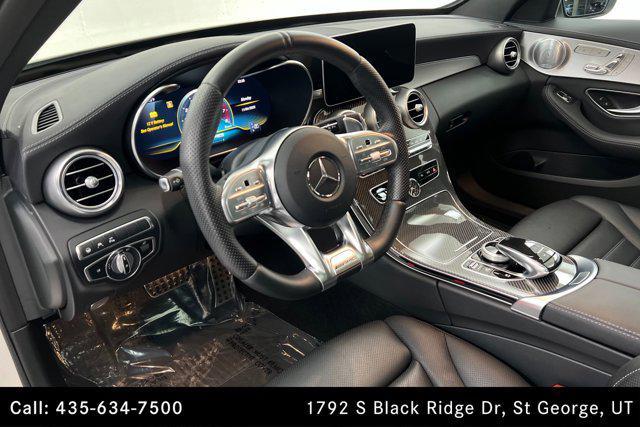 used 2020 Mercedes-Benz AMG C 43 car, priced at $44,500