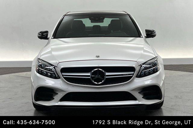 used 2020 Mercedes-Benz AMG C 43 car, priced at $44,500