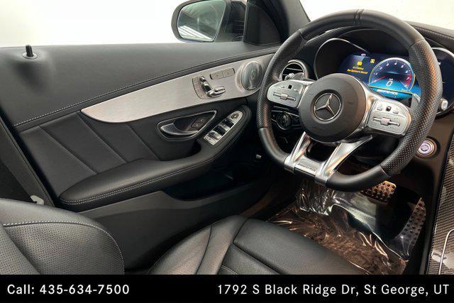 used 2020 Mercedes-Benz AMG C 43 car, priced at $44,500