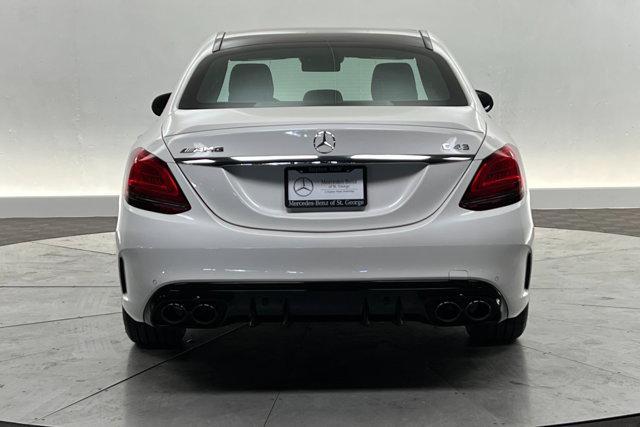 used 2020 Mercedes-Benz AMG C 43 car, priced at $47,000