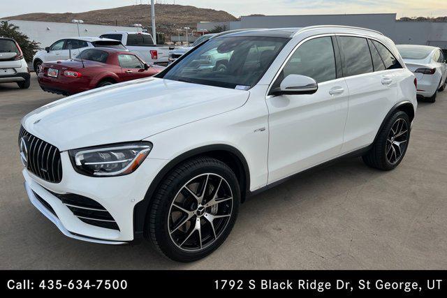 used 2021 Mercedes-Benz AMG GLC 43 car, priced at $47,500