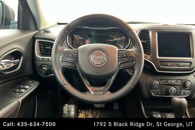 used 2021 Jeep Cherokee car, priced at $25,512