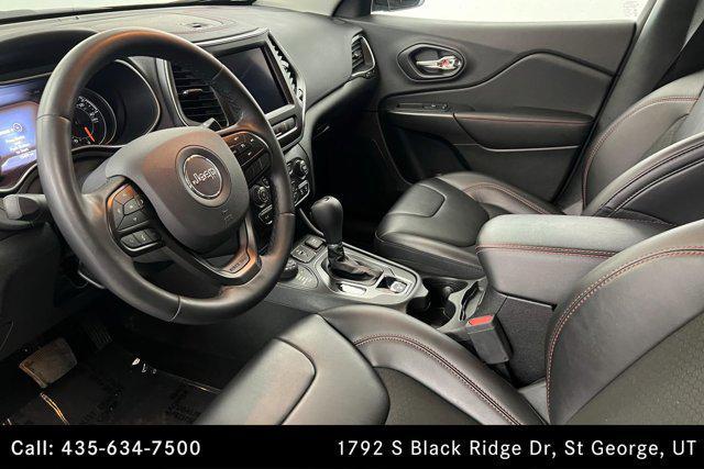 used 2021 Jeep Cherokee car, priced at $25,512