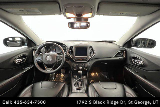 used 2021 Jeep Cherokee car, priced at $25,512