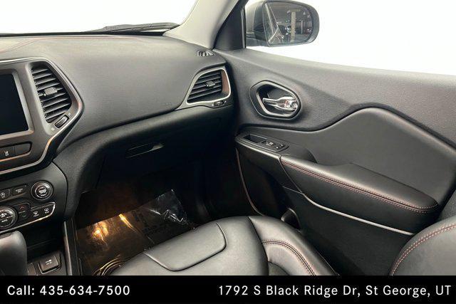 used 2021 Jeep Cherokee car, priced at $25,512