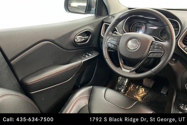used 2021 Jeep Cherokee car, priced at $25,512