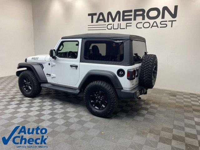 used 2021 Jeep Wrangler car, priced at $29,899
