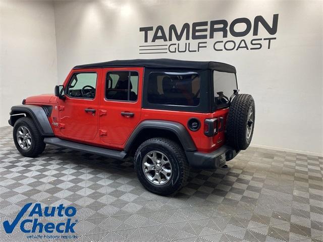 used 2020 Jeep Wrangler Unlimited car, priced at $28,799