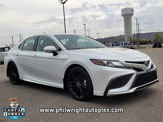 used 2021 Toyota Camry Hybrid car, priced at $29,756