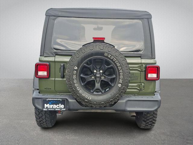 used 2021 Jeep Wrangler car, priced at $32,490