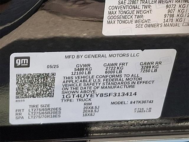 new 2025 GMC Sierra 3500 car, priced at $102,485