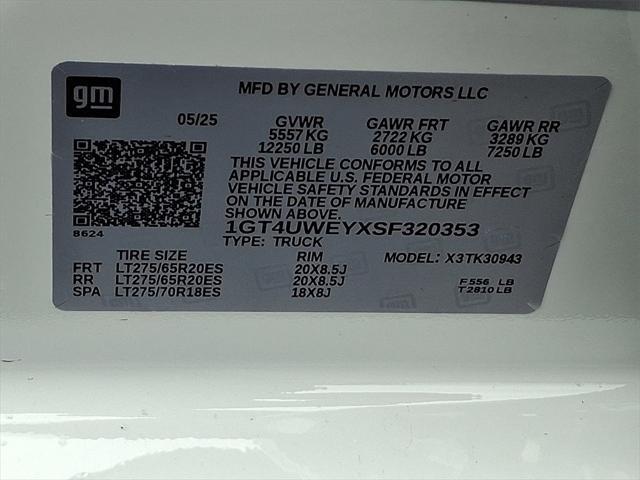 new 2025 GMC Sierra 3500 car, priced at $94,335