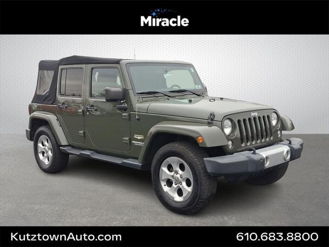 used 2015 Jeep Wrangler Unlimited car, priced at $15,988