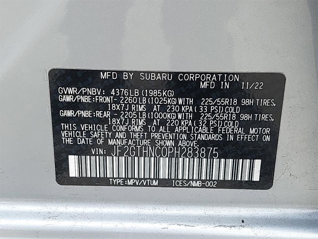 used 2023 Subaru Crosstrek car, priced at $27,537