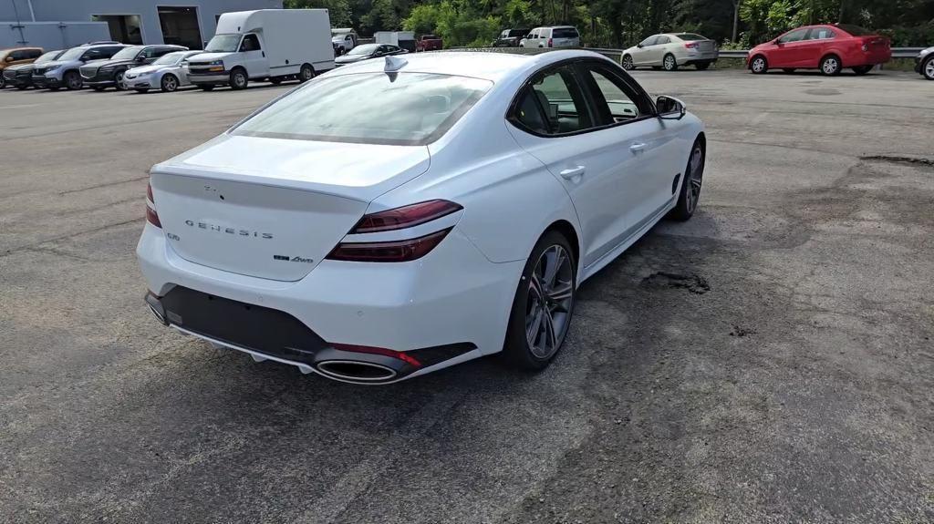 new 2025 Genesis G70 car, priced at $59,055