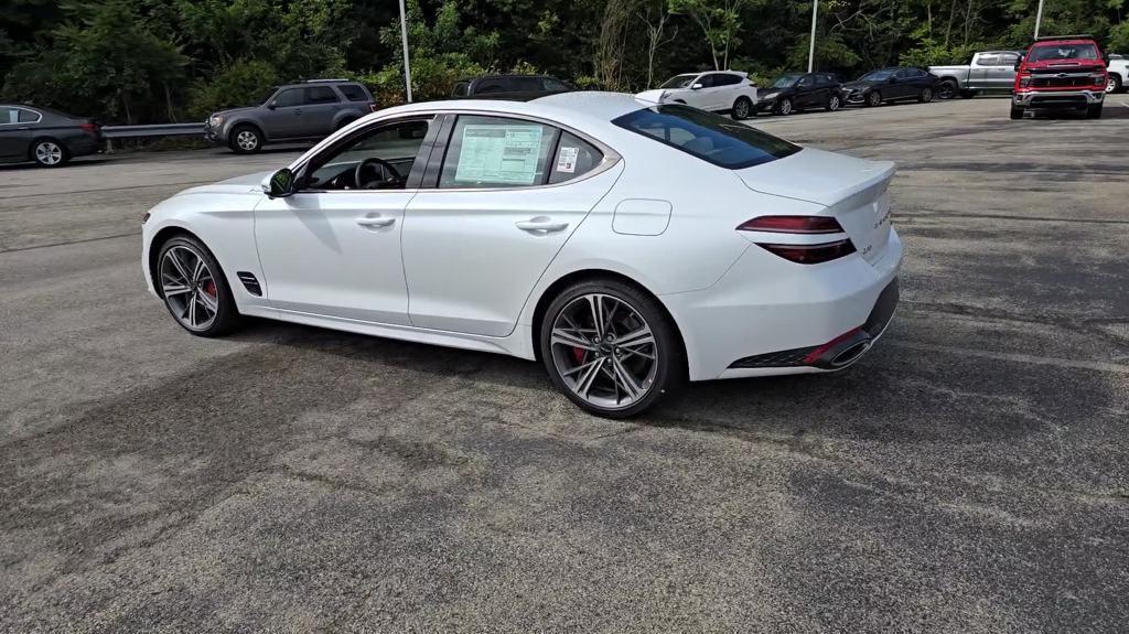 new 2025 Genesis G70 car, priced at $59,055