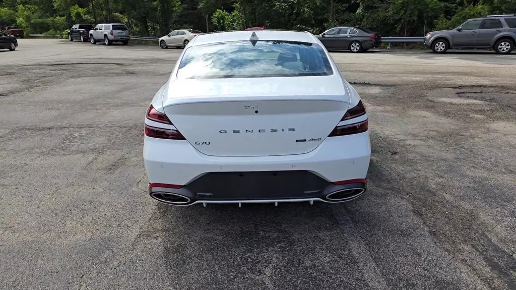 new 2025 Genesis G70 car, priced at $59,055