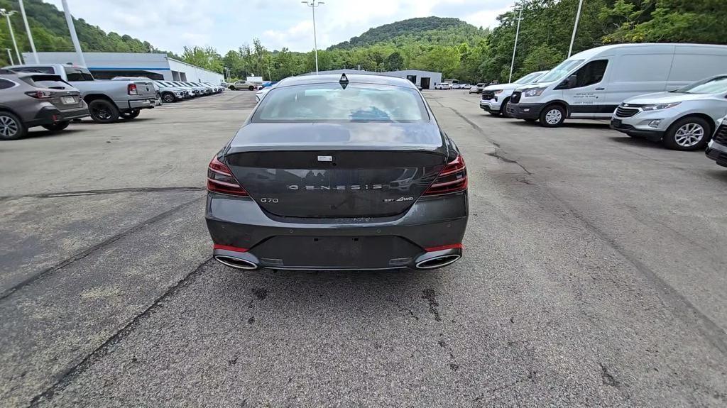 new 2025 Genesis G70 car, priced at $59,055