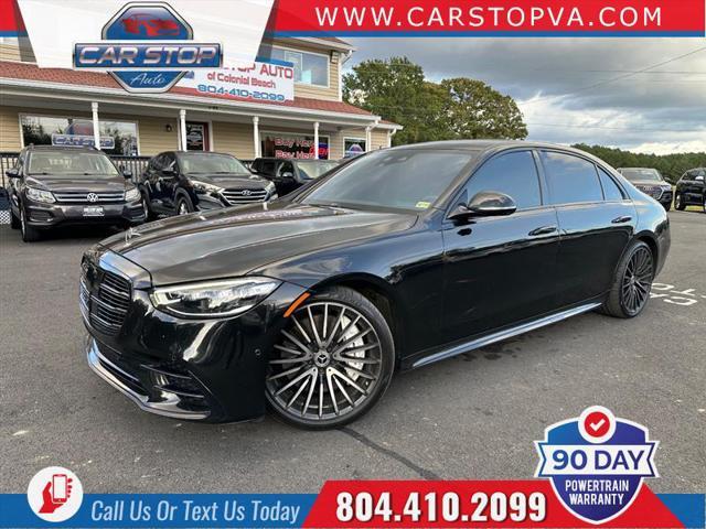 used 2021 Mercedes-Benz S-Class car, priced at $69,995