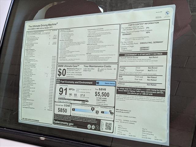 new 2024 BMW i5 car, priced at $93,445