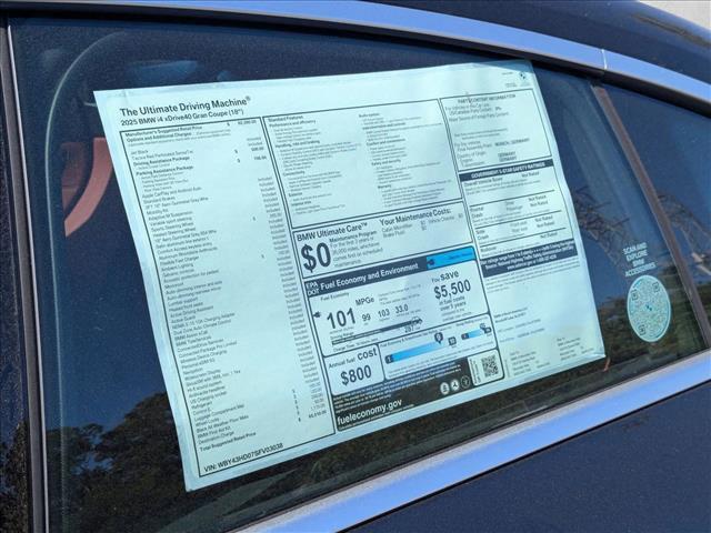 new 2025 BMW i4 Gran Coupe car, priced at $65,510