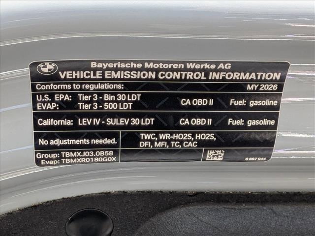 new 2026 BMW X7 car, priced at $98,565