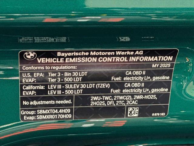 new 2025 BMW XM car, priced at $167,325