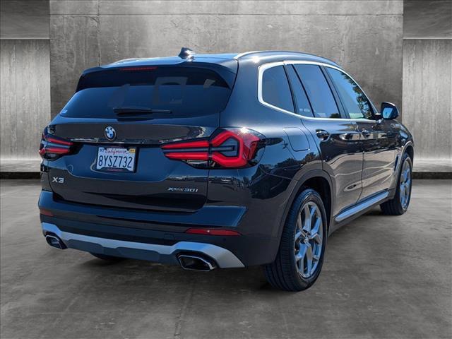 used 2022 BMW X3 car, priced at $33,487