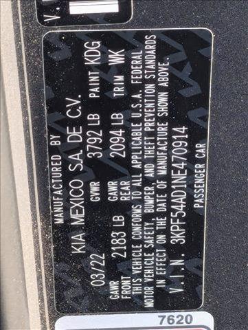 used 2022 Kia Forte car, priced at $19,701