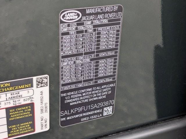 new 2025 Land Rover Range Rover car, priced at $121,205