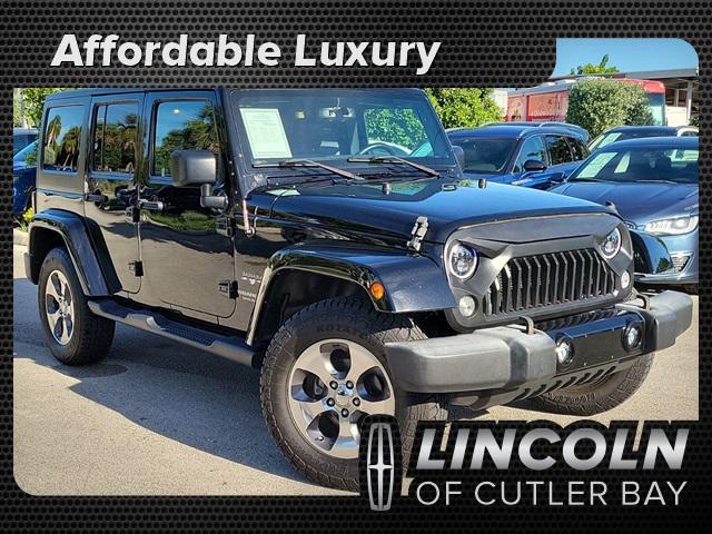 used 2017 Jeep Wrangler Unlimited car, priced at $20,990