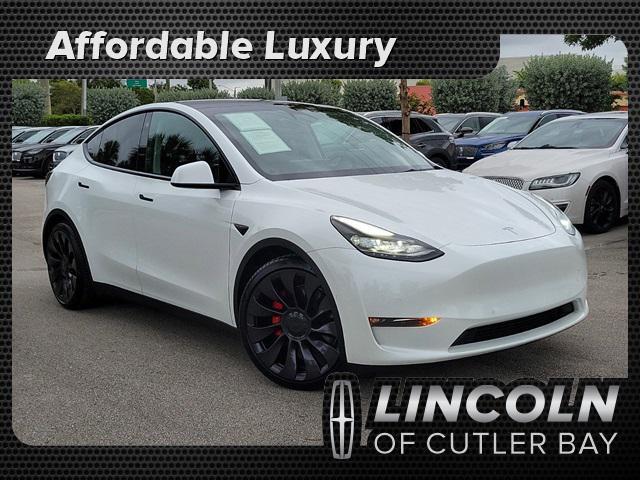 used 2021 Tesla Model Y car, priced at $25,990