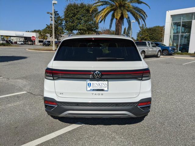 new 2025 Volkswagen Taos car, priced at $29,895