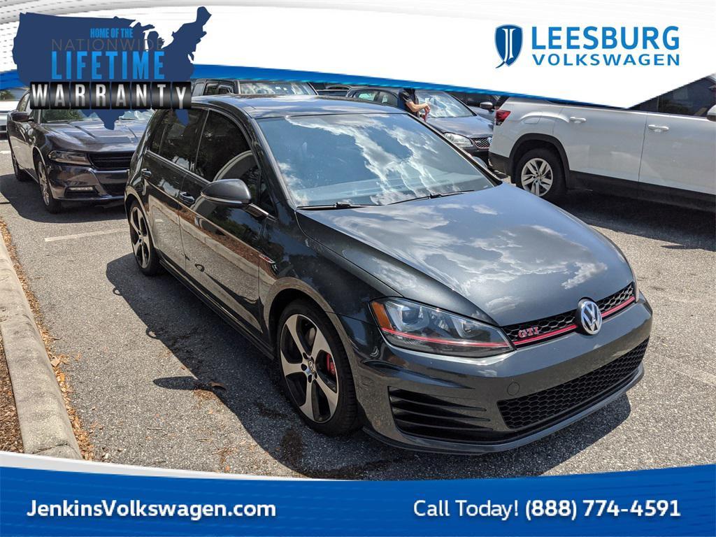 used 2017 Volkswagen Golf GTI car, priced at $15,551