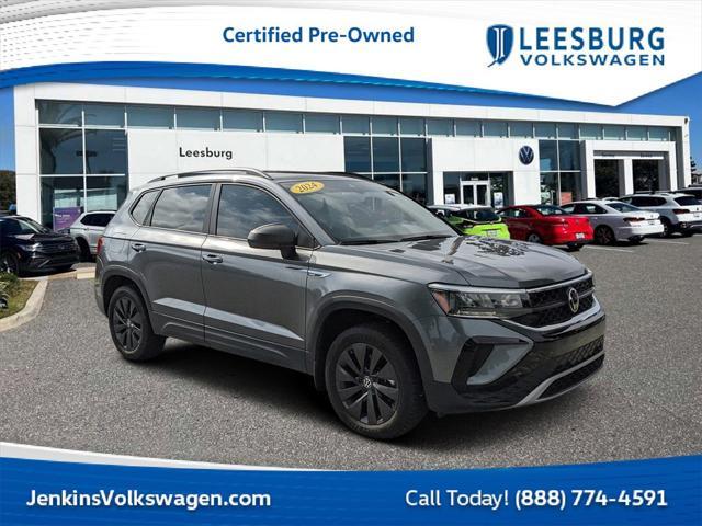 used 2024 Volkswagen Taos car, priced at $25,588