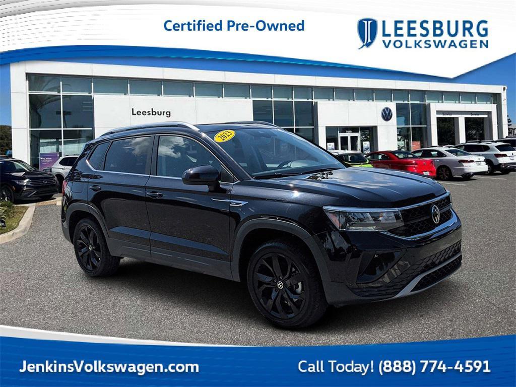 used 2023 Volkswagen Taos car, priced at $18,586